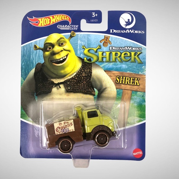 Hot Wheels Character Cars DreamWorks Kung Fu Panda & Shrek Lot of 2! - Picture 2 of 5
